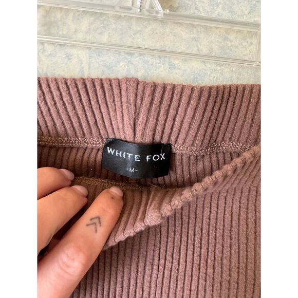 White fox boutique brown tie up pants - Picture 3 of 5